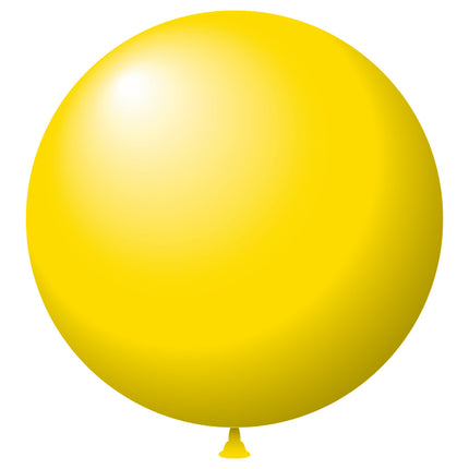 17" Latex Balloons - Yellow