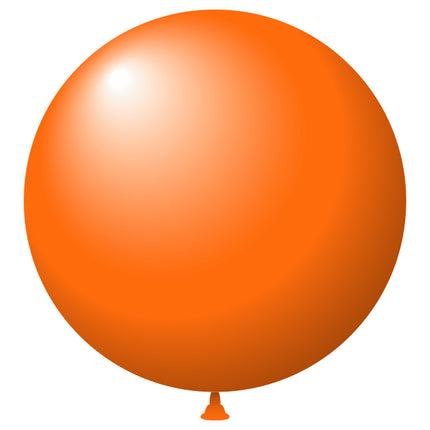 17" Latex Balloons - Orange