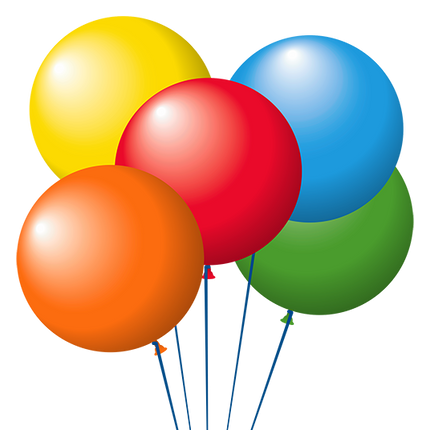 Latex Balloons - Assorted Colors