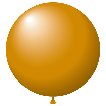 17" Latex Balloons - Gold