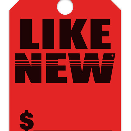 Mirror Hang Tags (Jumbo) - "Like New"
