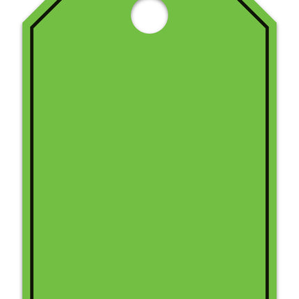 Mirror Hang Tags (Jumbo) - Blank with Border