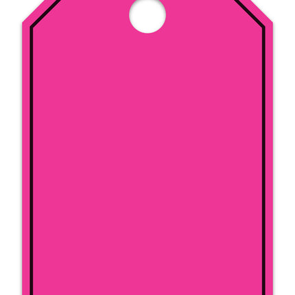 Mirror Hang Tags (Jumbo) - Blank with Border