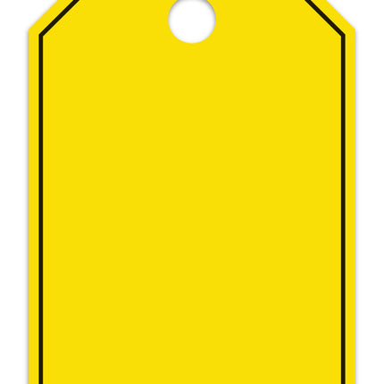 Mirror Hang Tags (Jumbo) - Blank with Border