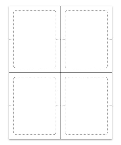 Blank Addendum Stickers with Permanent Adhesive