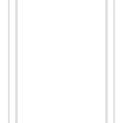 Blank Addendum Stickers with Permanent Adhesive