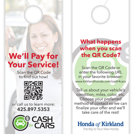 Custom Full Color Mirror Hang Tags - 3-1/2" x 8-1/2"