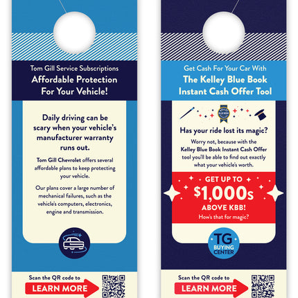 Custom Full Color Mirror Hang Tags - 3-1/2" x 8-1/2"