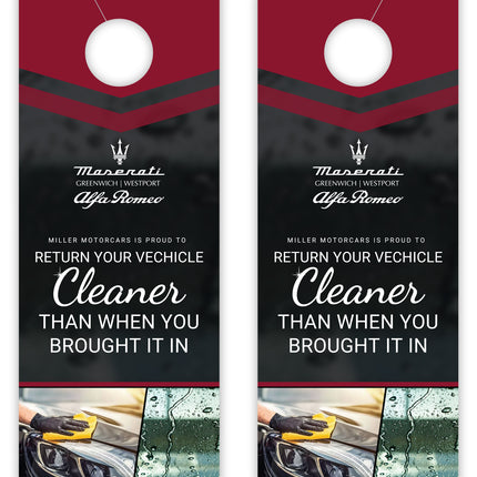 Custom Full Color Mirror Hang Tags - 3-1/2" x 8-1/2"