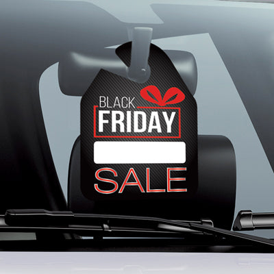 Special Event Rearview Mirror Hang Tag - Black Friday - 50pk