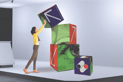 Fabric Display Cubes