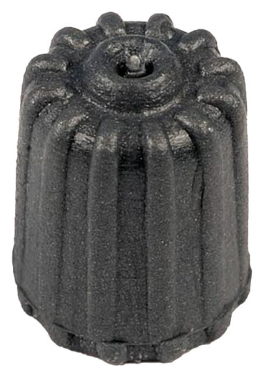 Black Plastic Valve Caps - Qty. 100
