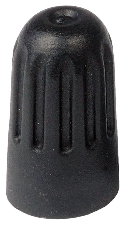 Black Plastic Valve Caps - Qty. 100
