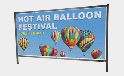 4'x 8' Outdoor Banner Frame - Frame Only