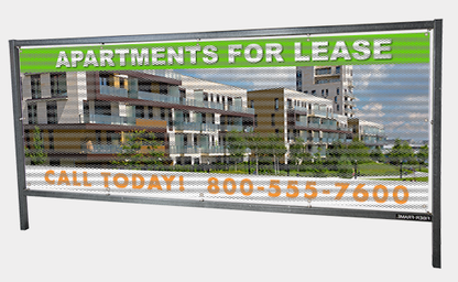 3' x 8' Outdoor Banner Frame - Frame Only