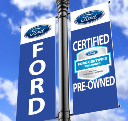 Custom Light Pole Banners