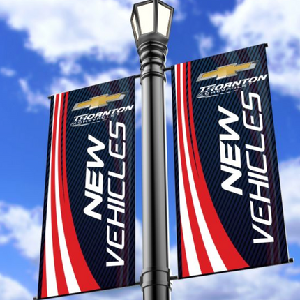 Custom Light Pole Banners