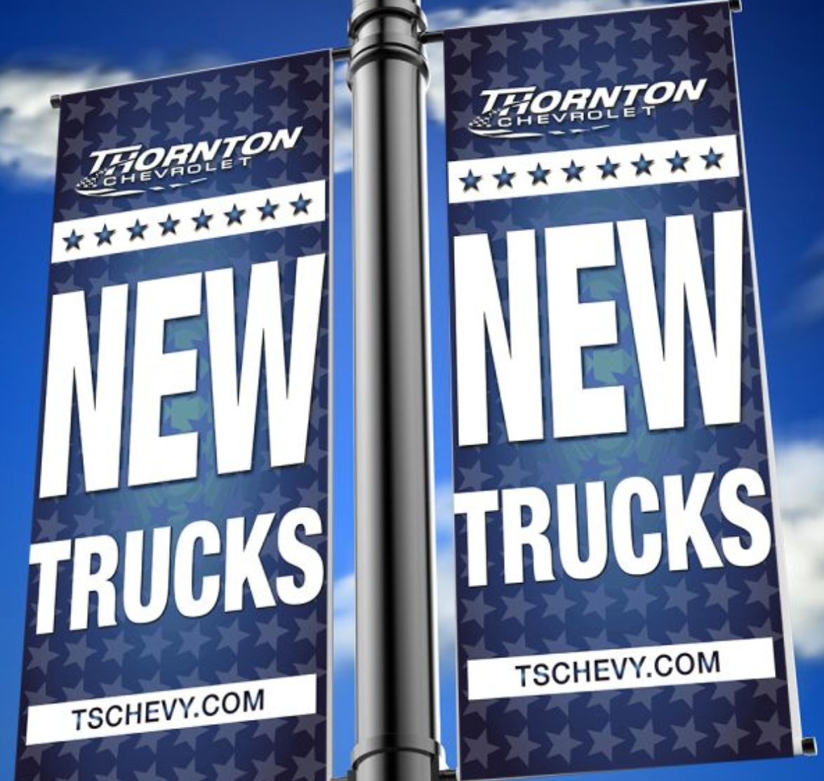 Custom Light Pole Banners