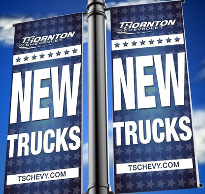 Custom Light Pole Banners