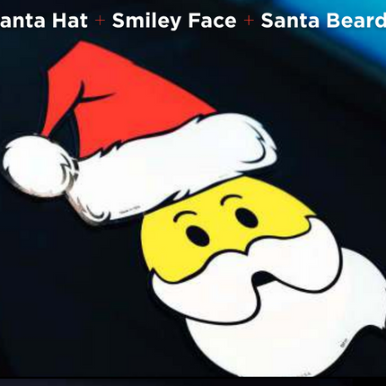 Santa Hat Holiday Decal