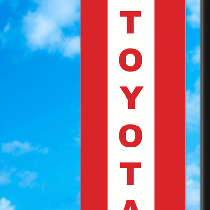 Vinyl Light Pole Banner - Toyota