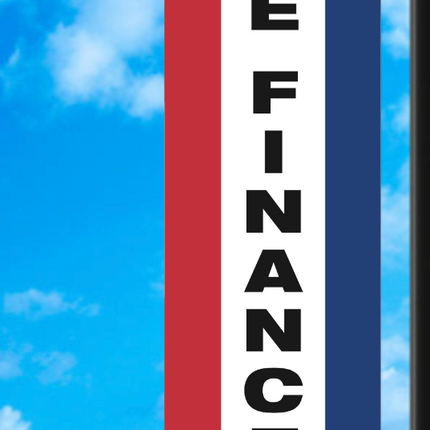 Vinyl Light Pole Banner - We Finance