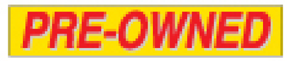 Adhesive Windshield Slogan - Red/Yellow