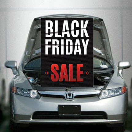 Under The Hood Sign - Black Friday