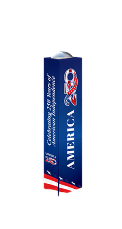 Coroplast Bollard Cover - America 250