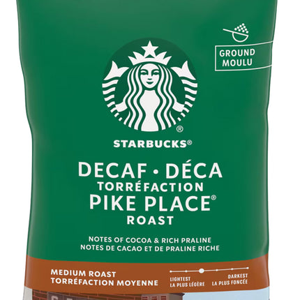 Starbucks Pike Place Decaf Ground Coffee - 2.5 oz - Qty. 18