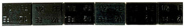 Adhesive Wheel Weights - Black Steel
