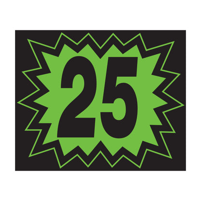 Window Sticker - Blasts - Black/Green