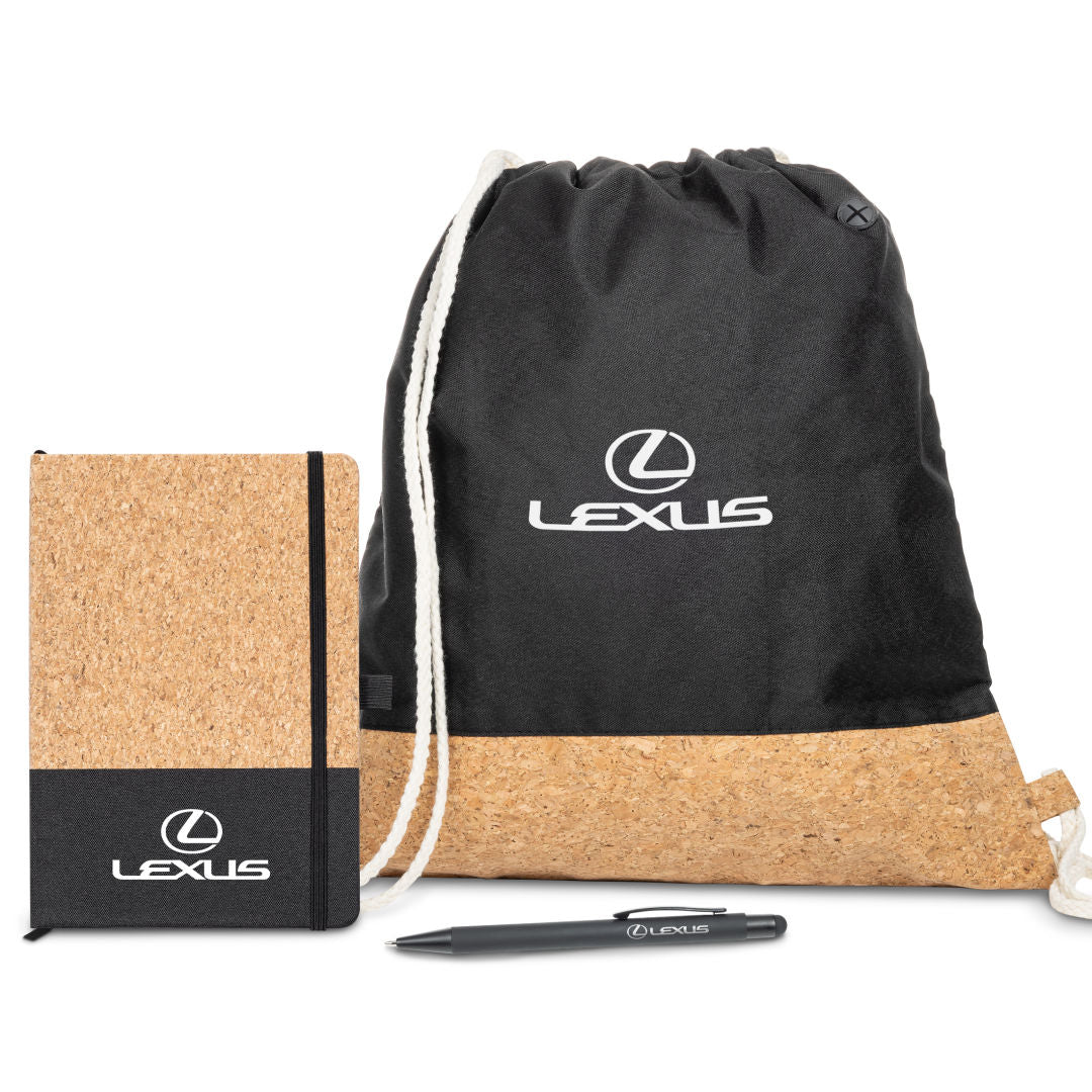 Cousteau Journal Gift Set w/Pen & Drawstring Tote