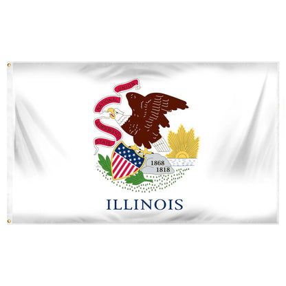 Illinois State Flag - 3' x 5'