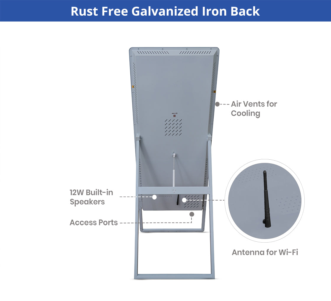 Portable LED Digital Display Signage - Floor Stand