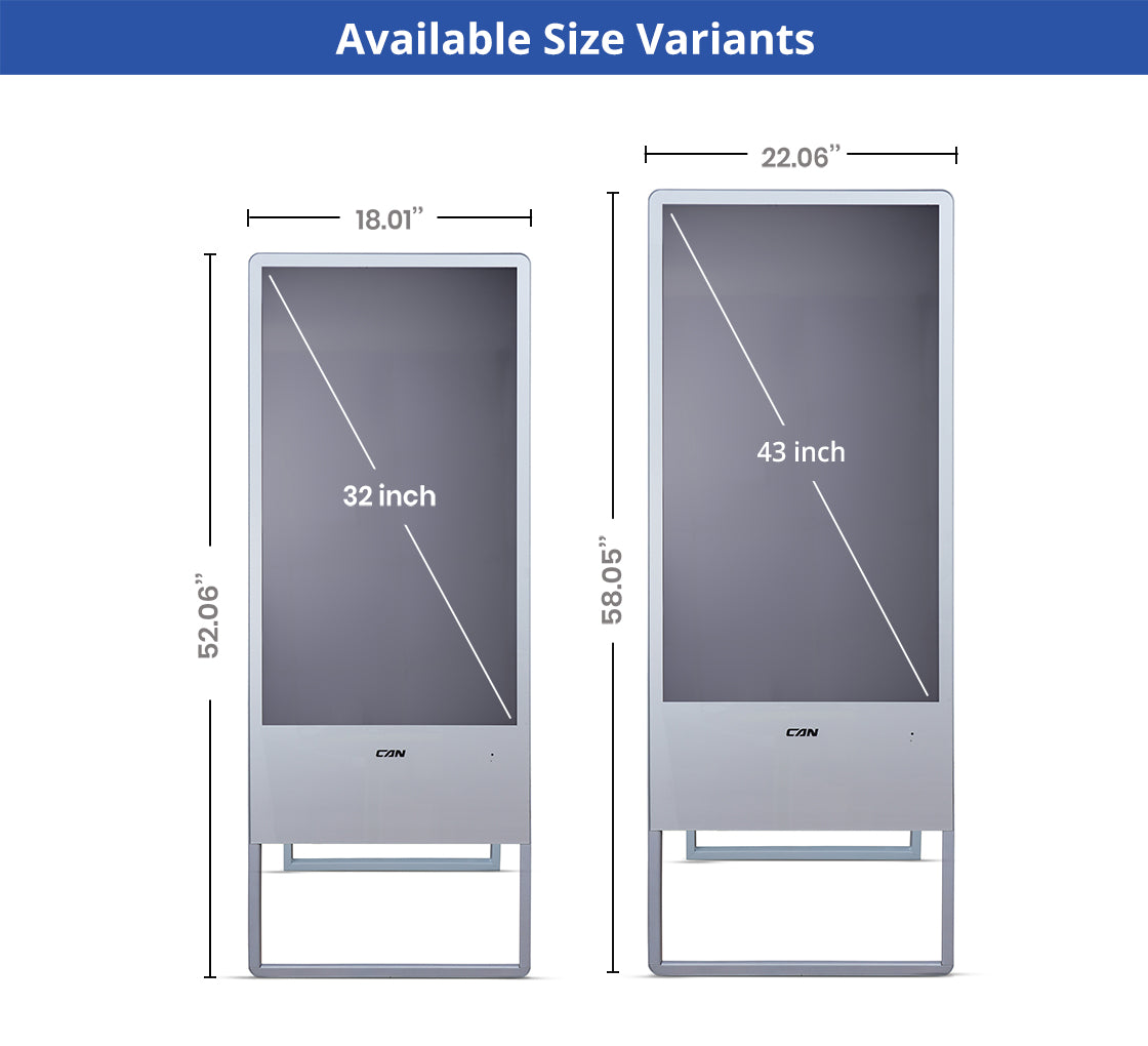 Portable LED Digital Display Signage - Floor Stand