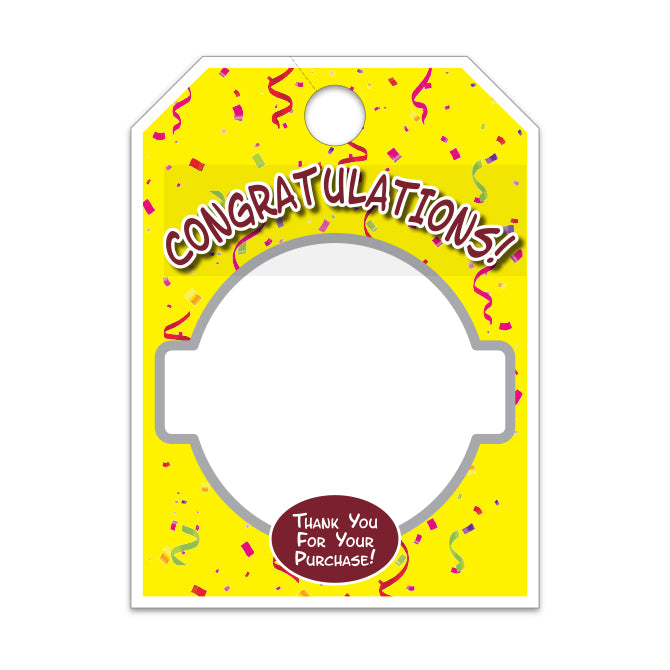 Custom Mirror Hang Tags