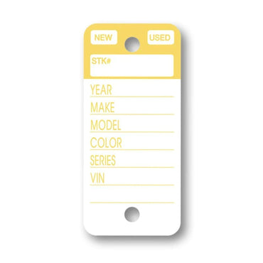 Top Stripe Key Tags