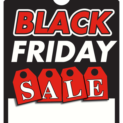 Black Friday Jumbo Hang Tag