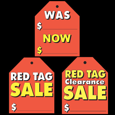 Large Stick On Tag