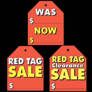 Large Stick On Tag