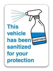 Sanitized Sticker