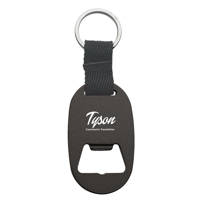 Metal Key Chain With Bottle Opener