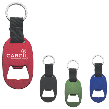 Metal Key Chain With Bottle Opener