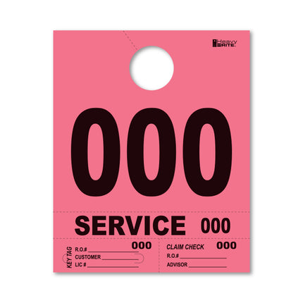 Heavy Brite 4 Part Service Dispatch Numbers