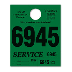 Custom Heavy Brite 4 Part Service Dispatch Numbers