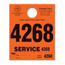 Custom Heavy Brite 4 Part Service Dispatch Numbers