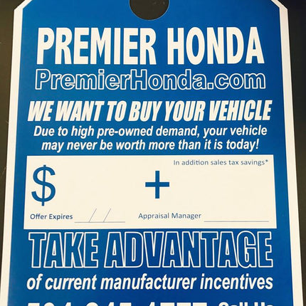 Custom Mirror Hang Tags
