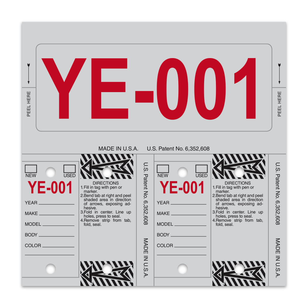 Consecu-Tags - Numbered