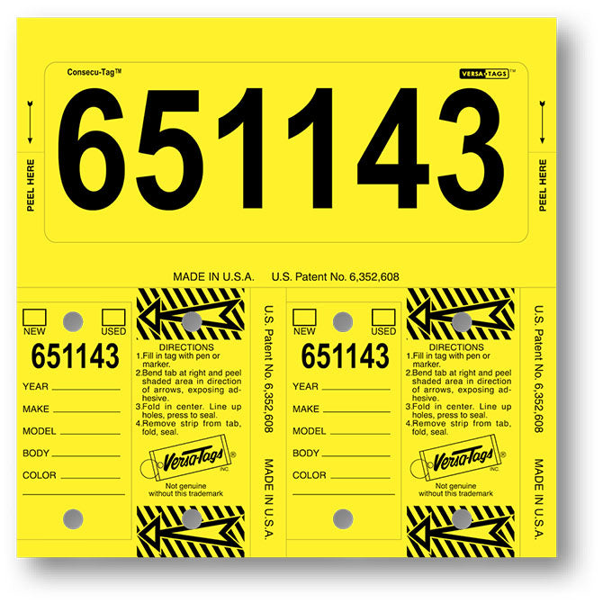 Consecu-Tags - Numbered